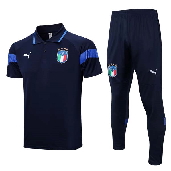 Polo Italia Conjunto Completo 2023 2024 Azul 5